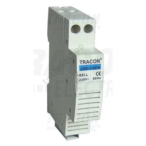 Csengő sorolható 75dB folyamatos hang 230V AC 1M IP20 TRACON