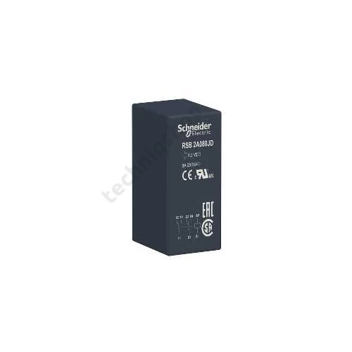 Csatolórelé 8A 2-v 12VDC monostabil IP20 Zelio RSB Schneider