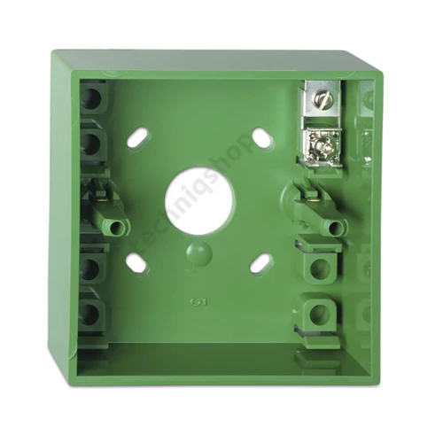 Fali doboz hátsó rész DM7xx kézi jelzésadóhoz IP24D zöld 88x88x32mm UTCF