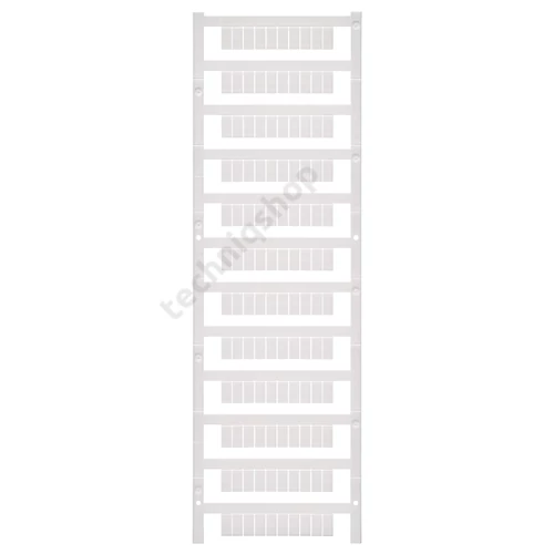 Sorkapocsjelölő lap feliratozható 10x5mm fehér MF 10/5 MC NE WS 120 db/levél Weidmüller
