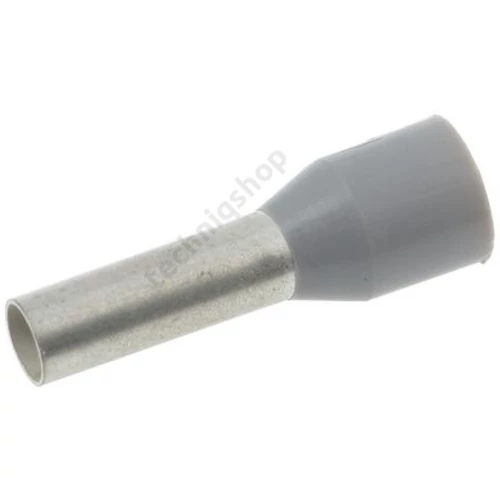 Érvéghüvely szigetelt normál 4mm2 18mm szürke H4,0/18 GR SV Weidmüller