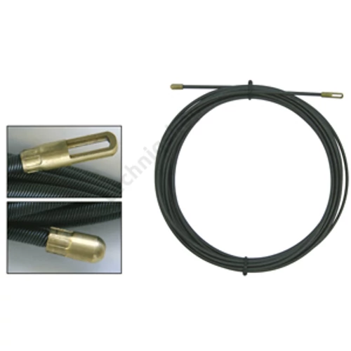 Behúzószál 30m, átmérő: 4mm spirál acél Haupa
