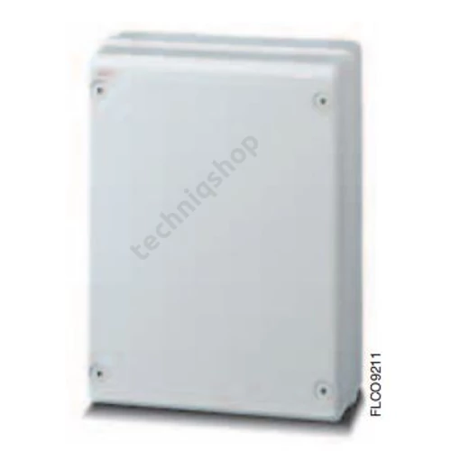 Kötődoboz falonkívüli műanyag 275mm x 370mm 140mm szürke teli fedél-fedél IP65 System Pro E ABB