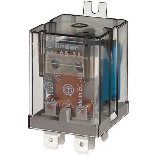 Teljesítményrelé 20A 1-z csúszósarus 230VAC monostabil IP20 65.31.8.230.0300 FINDER