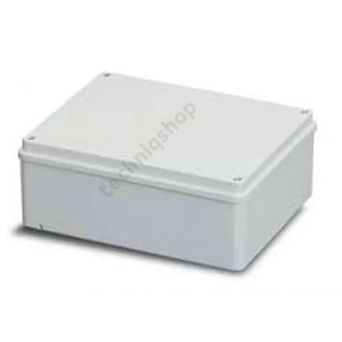 Kötődoboz falonkívüli műanyag 220mm x 170mm 80mm szürke teli fedél-fedél IP55 System Pro E ABB