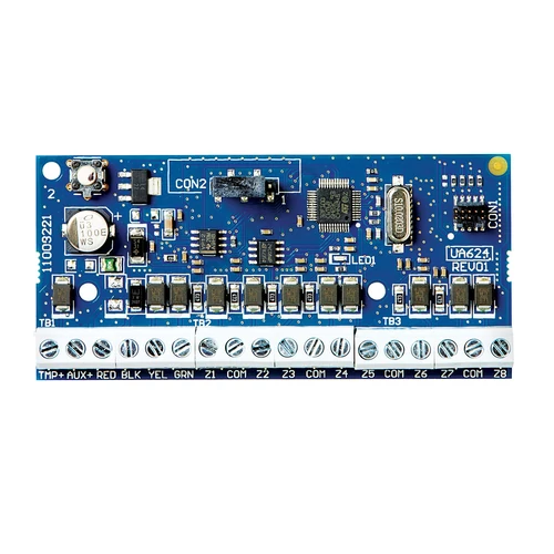 Riasztó bővítőmodul 8zóna bemenet jelzőcsoport modul Neo DSC