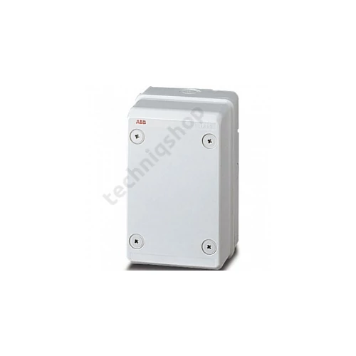 Kötődoboz falonkívüli műanyag 140mm x 220mm 140mm szürke teli fedél-fedél IP65 System Pro E ABB