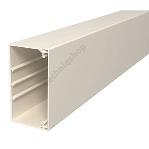 Vezetékcsatorna műanyag 110mm x 60mm 2000mm x krémfehér kezeletlen WDK60110CW OBO-BETTERMANN