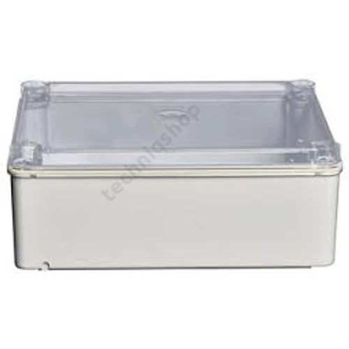 Kötődoboz falonkívüli műanyag 220mm x 170mm 80mm szürke teli fedél-fedél IP55 System Pro E ABB