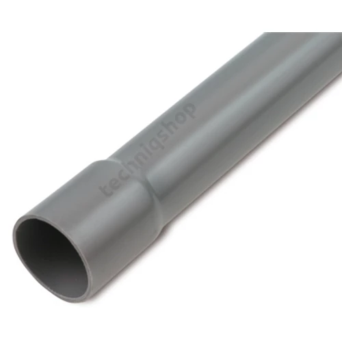 MÜI 16 védőcső vastagfalú tokozott 111/3m 16mm-külsőátmérő szürke merev UPRM-Turbo Dietzel