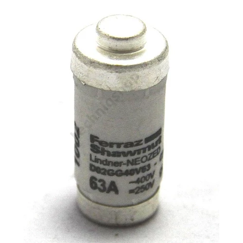 Biztosítóbetét D02 63A gL/gG 400V réz-színkód D02GG40V63 MERSEN