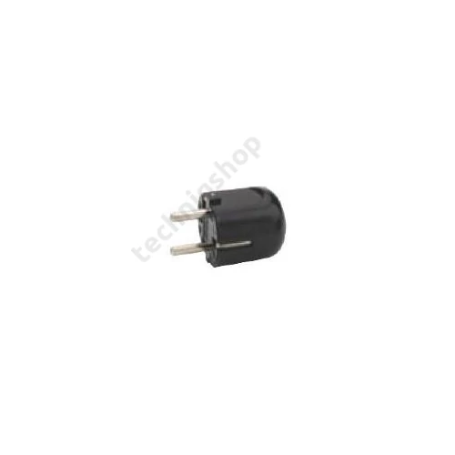 Dugvilla 2P+F 16A pipa 230V fekete műanyag csavaros IP20 Dfo-162f LEGRAND
