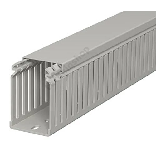 Perforált huzalozócsatorna 75mm x 50mm x 2000mm gránitszürke 12.5mm LKV 75050 OBO-BETTERMANN