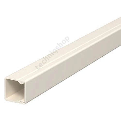 Vezetékcsatorna műanyag 17.5mm x 17.5mm 2000mm x krémfehér kezeletlen WDK20020CW OBO-BETTERMANN