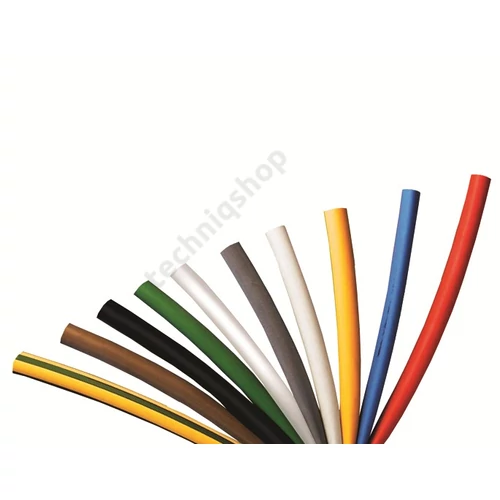 Zsugorcső kék 3.2mm/ 1.6mm-átmérő 1.2m 2:1-zsugor vékonyfalú melegzsugor SR1F Cellpack