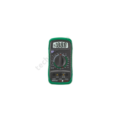 Multiméter V-A-Ohm digitális 600VDC 600VAC 10ADC 2MOhm SMA