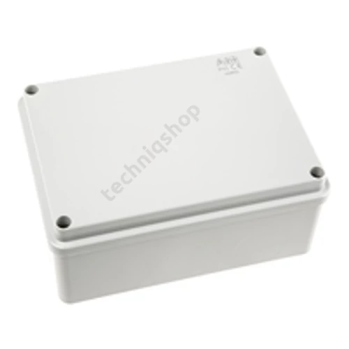 Kötődoboz falonkívüli műanyag 153mm x 110mm 66mm szürke teli fedél-fedél IP55 System Pro E ABB