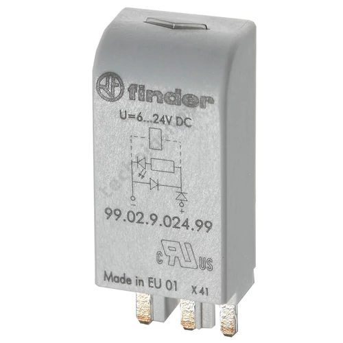 Túlfeszültségvédő modul dióda 6-220VDC DC 99.02.3.000.00 FINDER