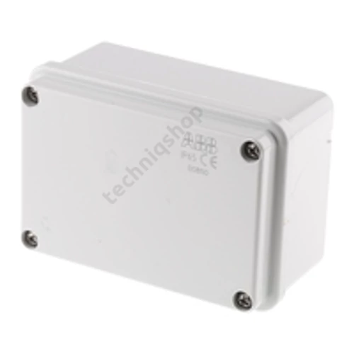 Kötődoboz falonkívüli műanyag 105mm x 70mm 50mm szürke teli fedél-fedél IP55 System Pro E ABB