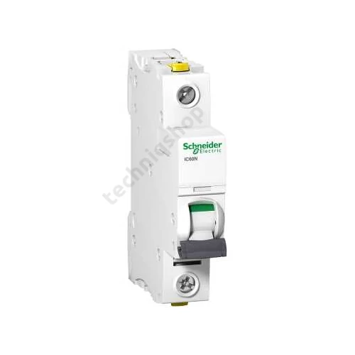 Kismegszakító 1P 2A C-jelleg 230V AC/DC 6kA/60898 50kA/60947 Acti9 iC60N Schneider