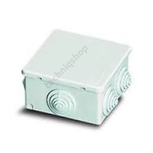 Kötődoboz falonkívüli műanyag 65mm x 65mm 32mm szürke teli fedél-fedél IP44 System Pro E ABB