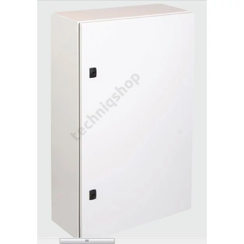 Szekrény fali acél szerelőlappal 1000mm 600mmx 300mmx IP66 szürke EO EAE