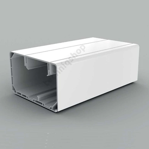 Parapetcsatorna 90mmx 54mm 2000mm kezeletlen műanyag fényesfehér PK KOPOS