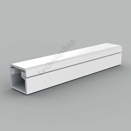 Vezetékcsatorna öntapadós műanyag 11mmx 10mmx 2000mm fehér kezeletlen LV KOPOS