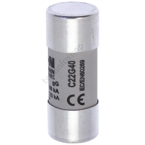 Hengeres biztosítóbetét gG gL/gG 22x58mm 40A 690V AC Bussmann EATON