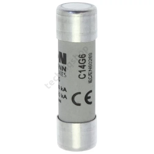 Hengeres biztosítóbetét gG gL/gG 14x51mm 6A 690V AC Bussmann EATON
