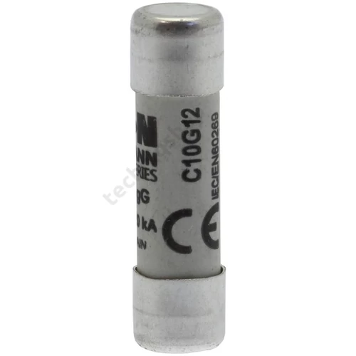 Hengeres biztosítóbetét gG gL/gG 10x38mm 12A 500V AC Bussmann EATON
