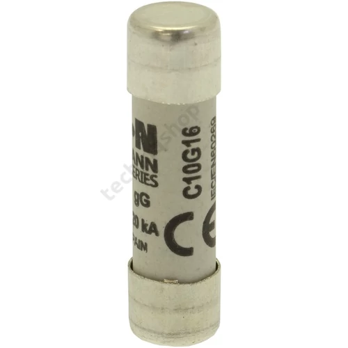 Hengeres biztosítóbetét gG gL/gG 10x38mm 16A 500V AC Bussmann EATON