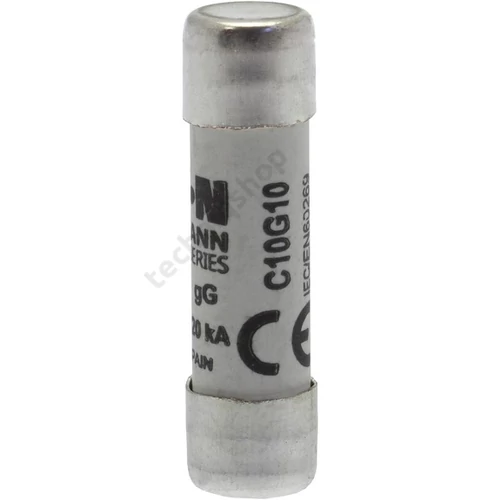 Hengeres biztosítóbetét gG gL/gG 10x38mm 10A 500V AC Bussmann EATON