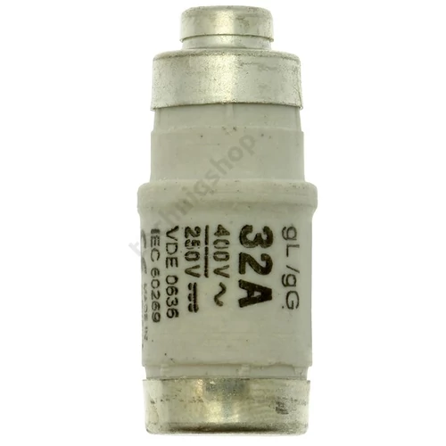 Biztosítóbetét Bussmann D02 32A gL/gG 400V fekete-színkód EATON