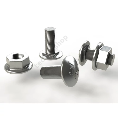 Kábeltálca-csavar (100db) M6x14mm galván/elektrolit horganyzott acél anyával B1 EZ BASOR