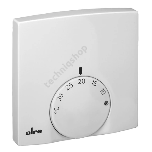 Szobatermosztát analóg komplett 5-30°C 2A 230V falonkívüli fehér RTBSB-201.010 ALRE