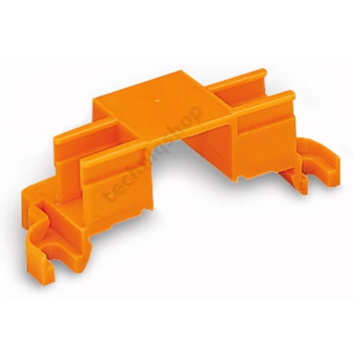 Rögzítőadapter 4 kapocshoz, narancs WAGO
