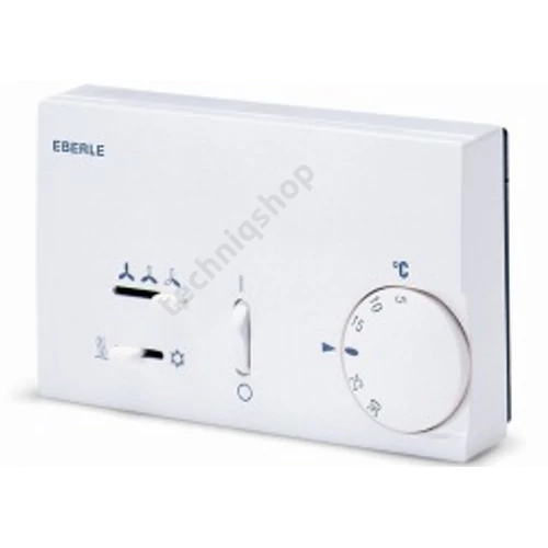 Szobatermosztát analóg klímához komplett 5-30°C 10A 230V falonkívüli fehér KLR-E 7012 EBERLE