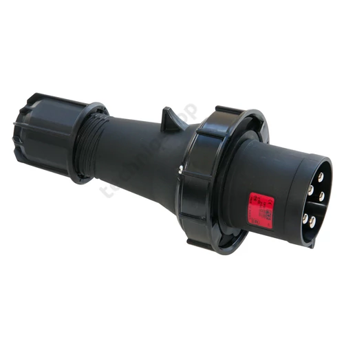 Ipari dugvilla lengő 3P+N+E 63A 5P 400V(50+60Hz) piros IP67 műanyag csavaros Midnight PCE
