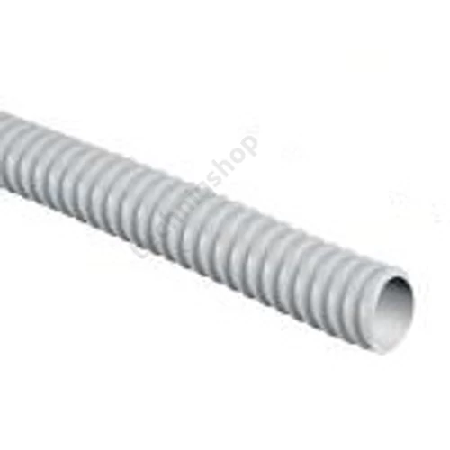 Gégecső spirális 30m 32mm-átmérő PVC szürke UV-álló 320N nyomásálló ELETTROCANALI