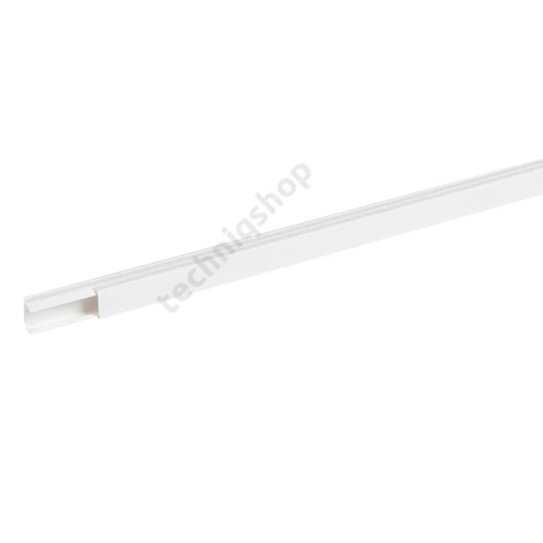 Minicsatorna öntapadós 24mm x 2000mm kezeletlen műanyag fényesfehér DLP ECO mini LEGRAND