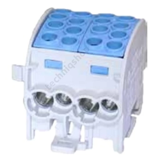 Fővezetéki leágazókapocs 428/125A Cu/Al ónozott kék 4x35+4x25mm3 2-pólus HLAK 35/25-D N LEIPOLD