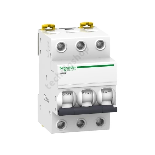 Kismegszakító 3P 63A C-jelleg 400V AC 6kA/60898 Acti9 iK60N Schneider