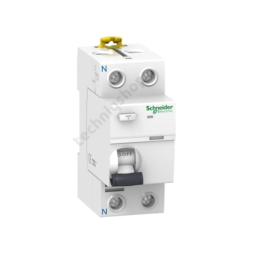 Áram-védőkapcsoló (Fi-relé) analóg 2P 40A 30mA AC-típus 10kA Acti9 iID Schneider