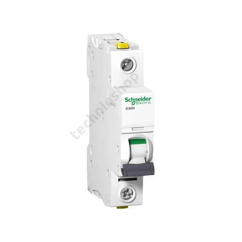 Kismegszakító 1P 13A B-jelleg 230V AC/DC 6kA/60898 10kA/60947 Acti9 iC60N Schneider