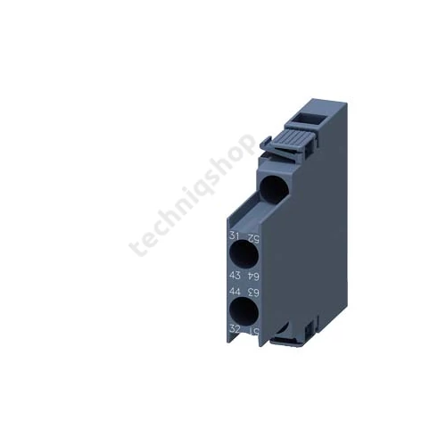 Segédérintkező blokk homlokoldali 3RH(T)2--höz 1z 1ny 6A/AC15/230V csavaros SIRIUS SIEMENS
