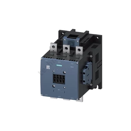 Kontaktor (mágneskapcsoló) 200kW/400VAC-3 3Z 220-240V50Hz 220-240VDC 2z 2ny SIRIUS SIEMENS