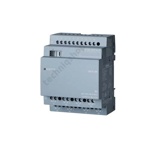 Digitális be- és kimeneti modul DM16 8DI 8DO relé 20.4-28.8V/DC LOGO! SIEMENS