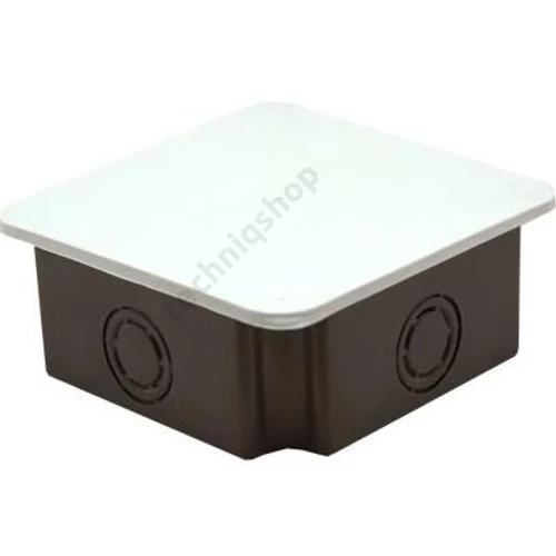 Kötődoboz komplett 150mm x 150mm x fekete műanyag IP44 kábel/cső Müdk BUDVILL