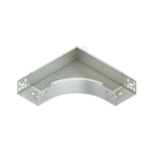 Kábeltálca 90° idom 200mmx 60mm-ma 90° szalaghorganyzott acél RES 60.200 Niedax